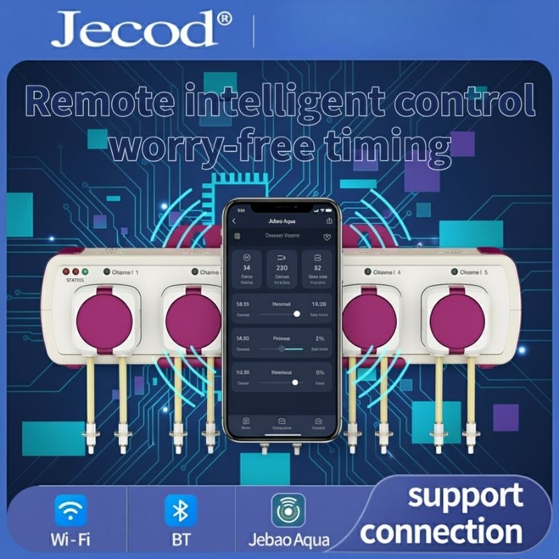 Marine Aquarium Reef - Intelligente Dosierpumpe mit WLAN- und Bluetooth-App-Steuerung,