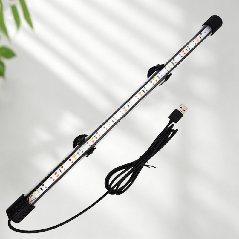 Marine Aquarium Lamp - 18-58cm USB Vollspektrum Aquarium LED-Lichtleiste Wasserdichte