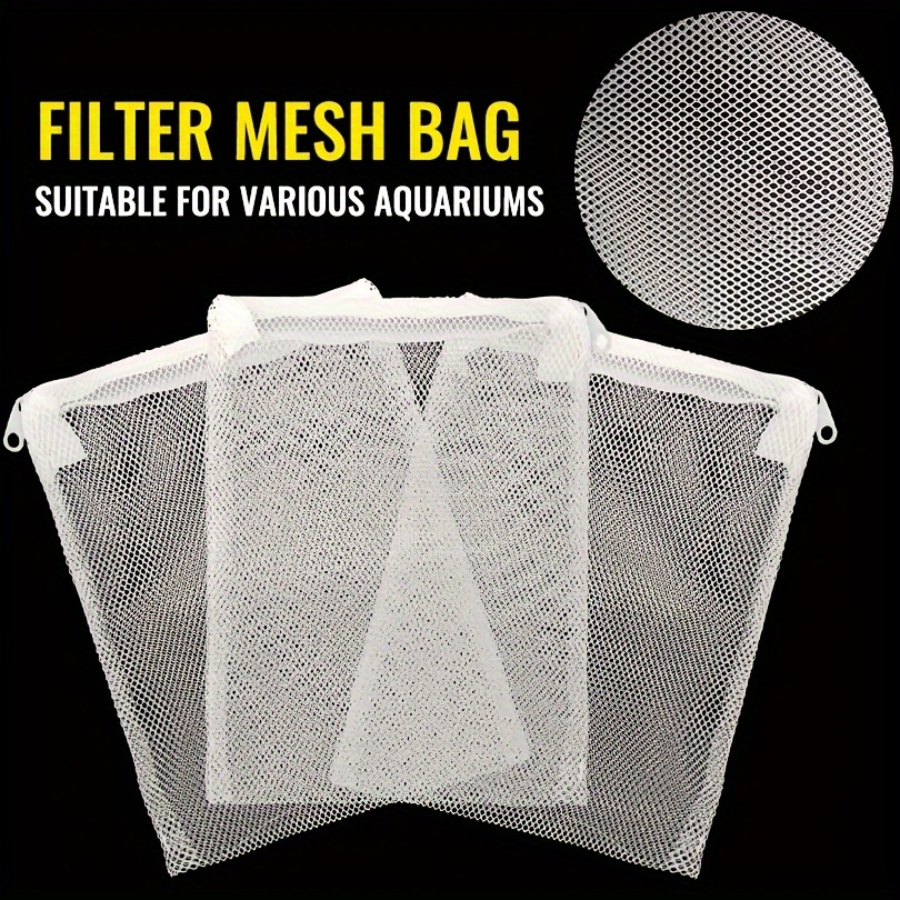 Activated Carbon Bag - Wiederverwendbare Filtermedienbeutel mit Reißverschluss für Aquarien