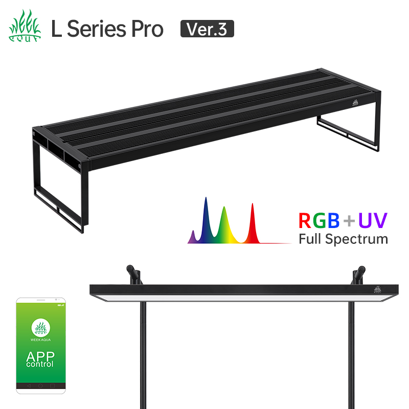 Marine Aquarium Lamp - WEEK AQUA L-Serie APP-Steuerung Dimmer und