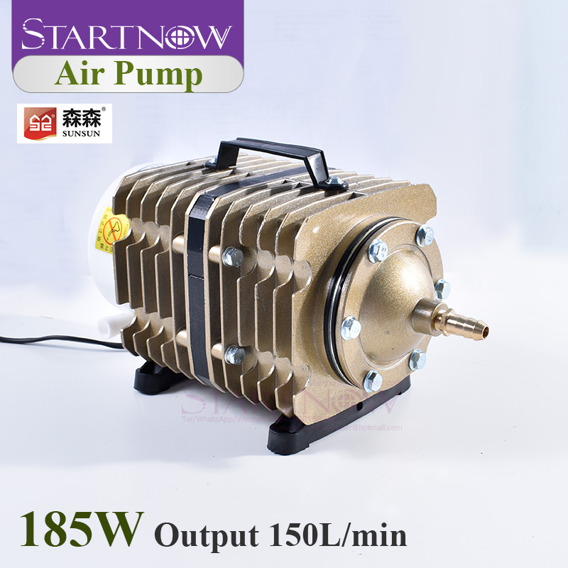 Marine Aquarium Par Meter - 220V 185W 150L/min Elektrischer Magnetluftkompressor SUNSUN