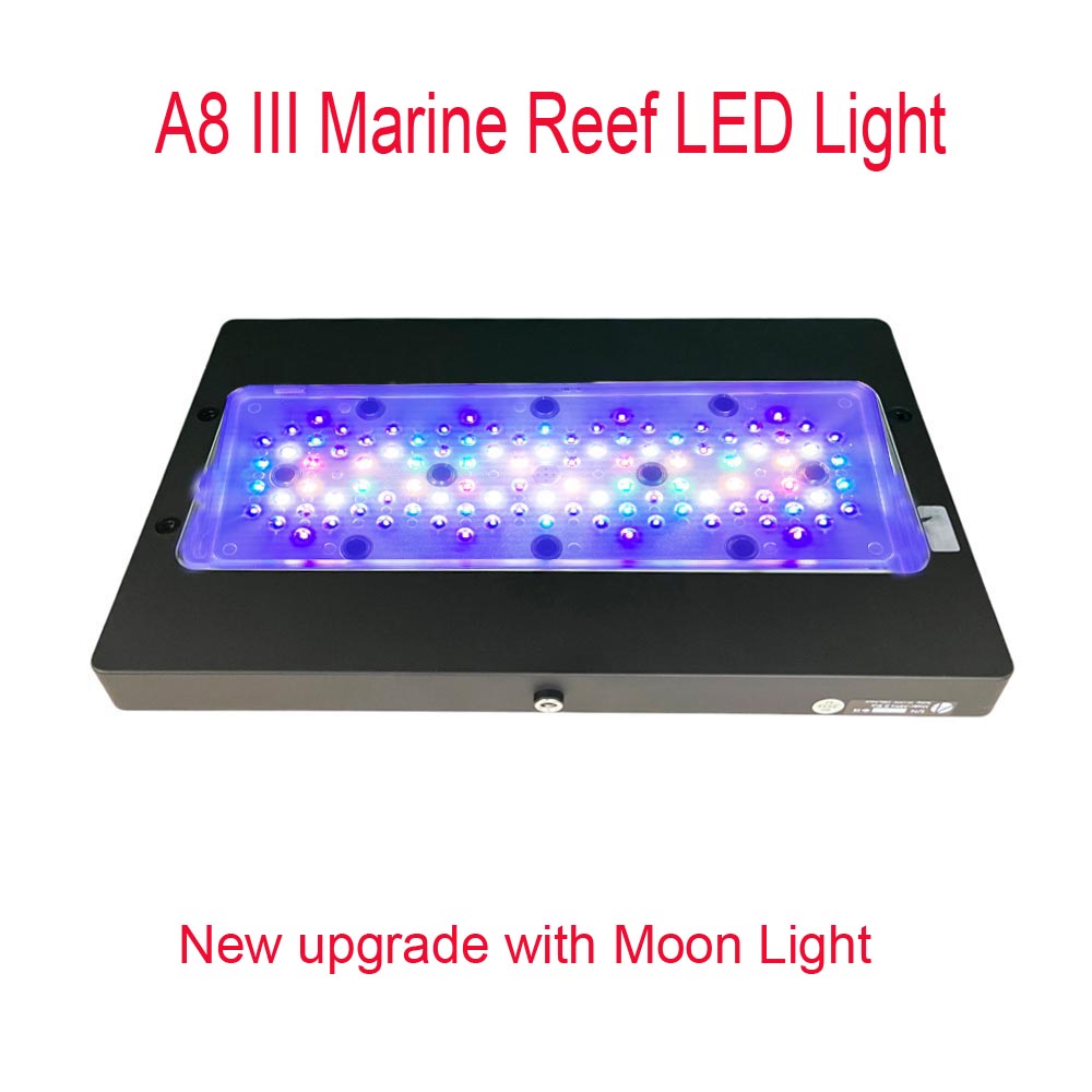 Aquarium Marine Fishes - A8 III Moon Light Leistungsstarke Marine-Riff-Aquariumbeleuchtung,