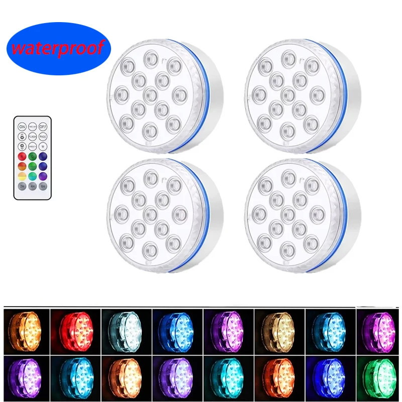 Aquarium Marina - Schwimmbad Licht 13LED Fernbedienung RGB Tauchen