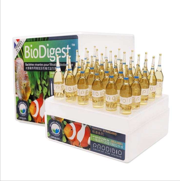 Marine Aquarium Bacteria - Prodibio BioDigest Aquarium-Pflegemittel Bakterienlösung für Fischbecken