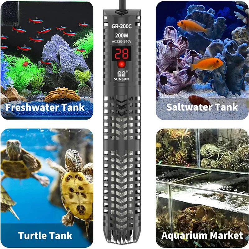 Aquarien Tauchheizung Display  – Marine Aquarium Nano Bewertung und Preis