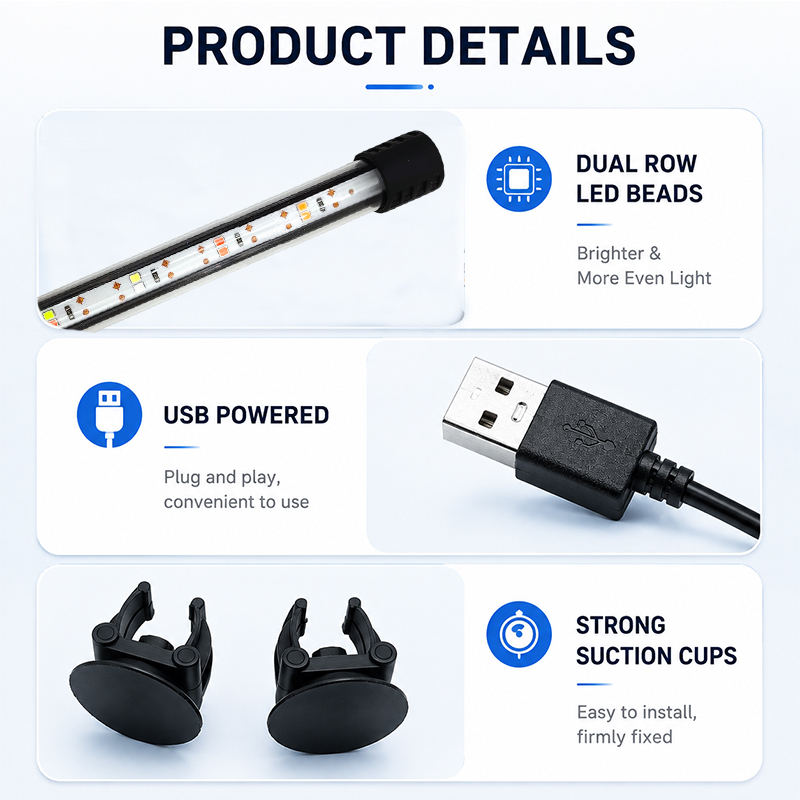 18-58cm USB Vollspektrum Aquar – Marine Aquarium Lamp Bewertung und Preis