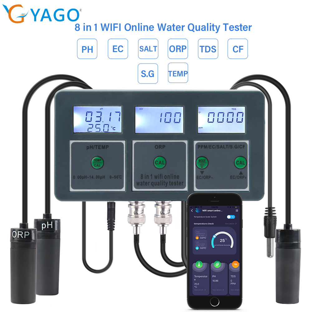 YAGO 8-in-1 WLAN Aquarium Wass – Marine Aquarium Par Meter Bewertung und Preis