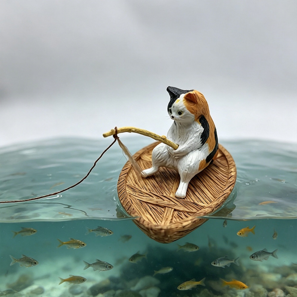 Kreatives Katzen-Angelboot Aqu – Aquarium Marina Bewertung und Preis