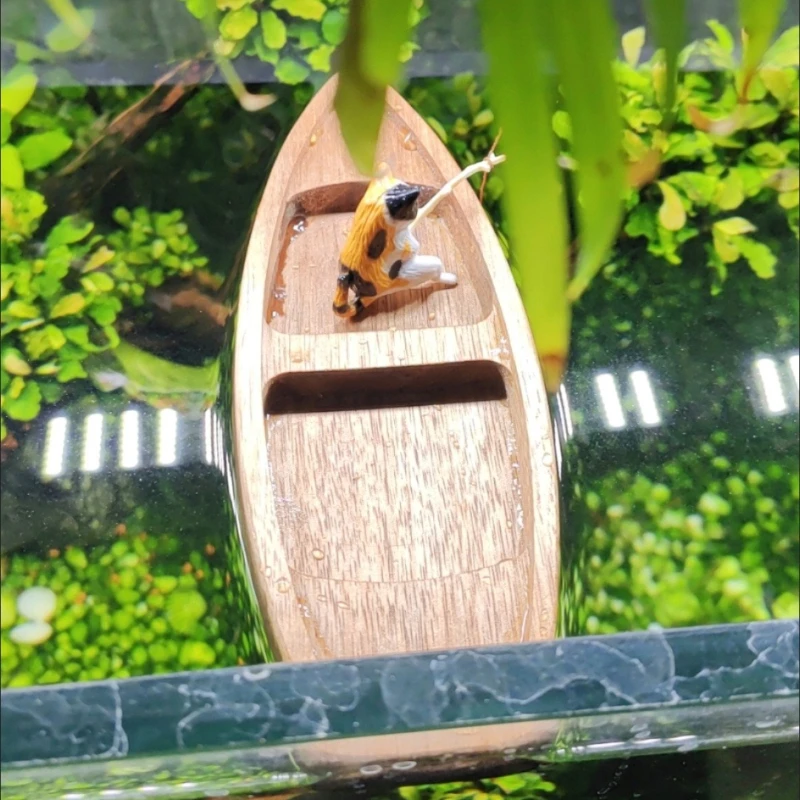 Handgemachte Holzboot Mini Sch – Aquarium Marina Bewertung und Preis