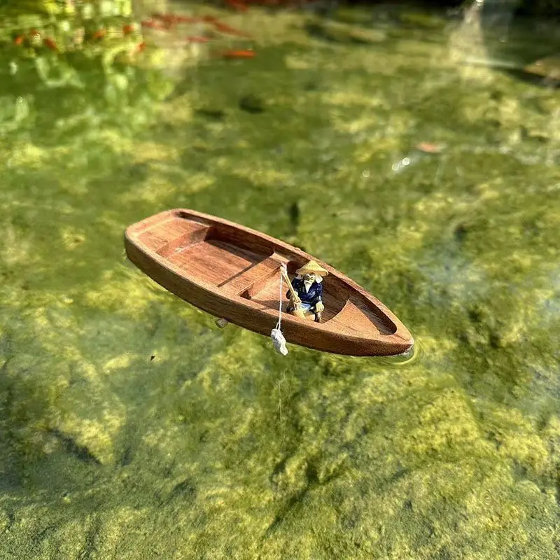 Handgemachte Holzboot Mini Sch – Aquarium Marina Bewertung und Preis