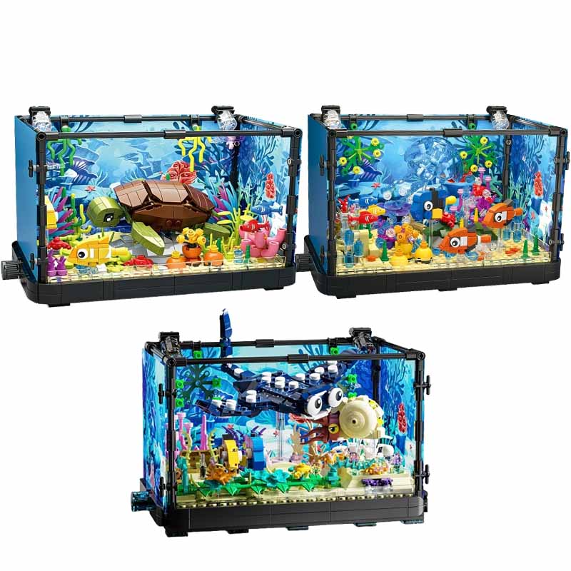 Aquarium-Baustein-Set mit Lich – Marine Aquarium Kit Bewertung und Preis