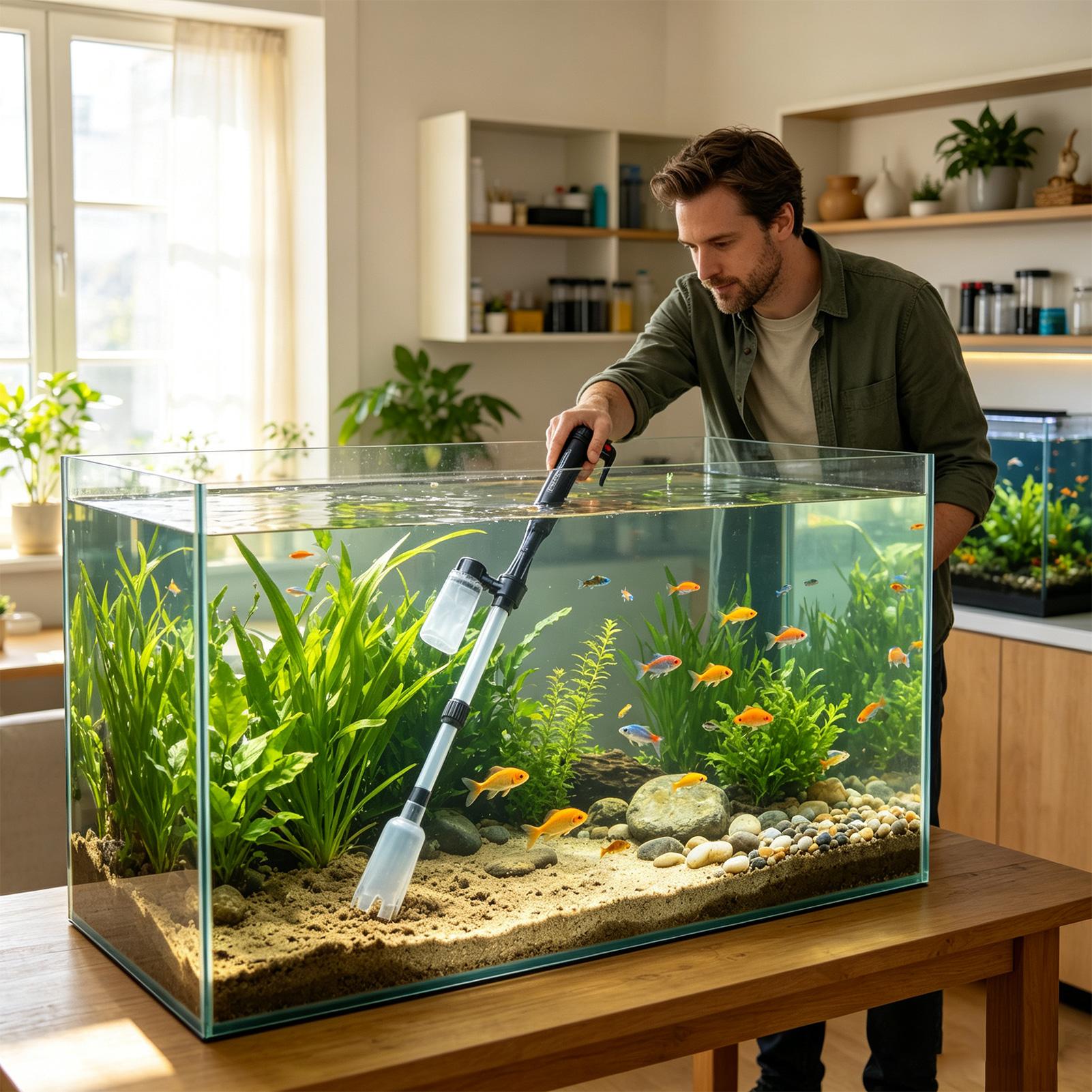 Aquarium-Staubsauger, verstell – Marine Aquarium Vacuum Bewertung und Preis