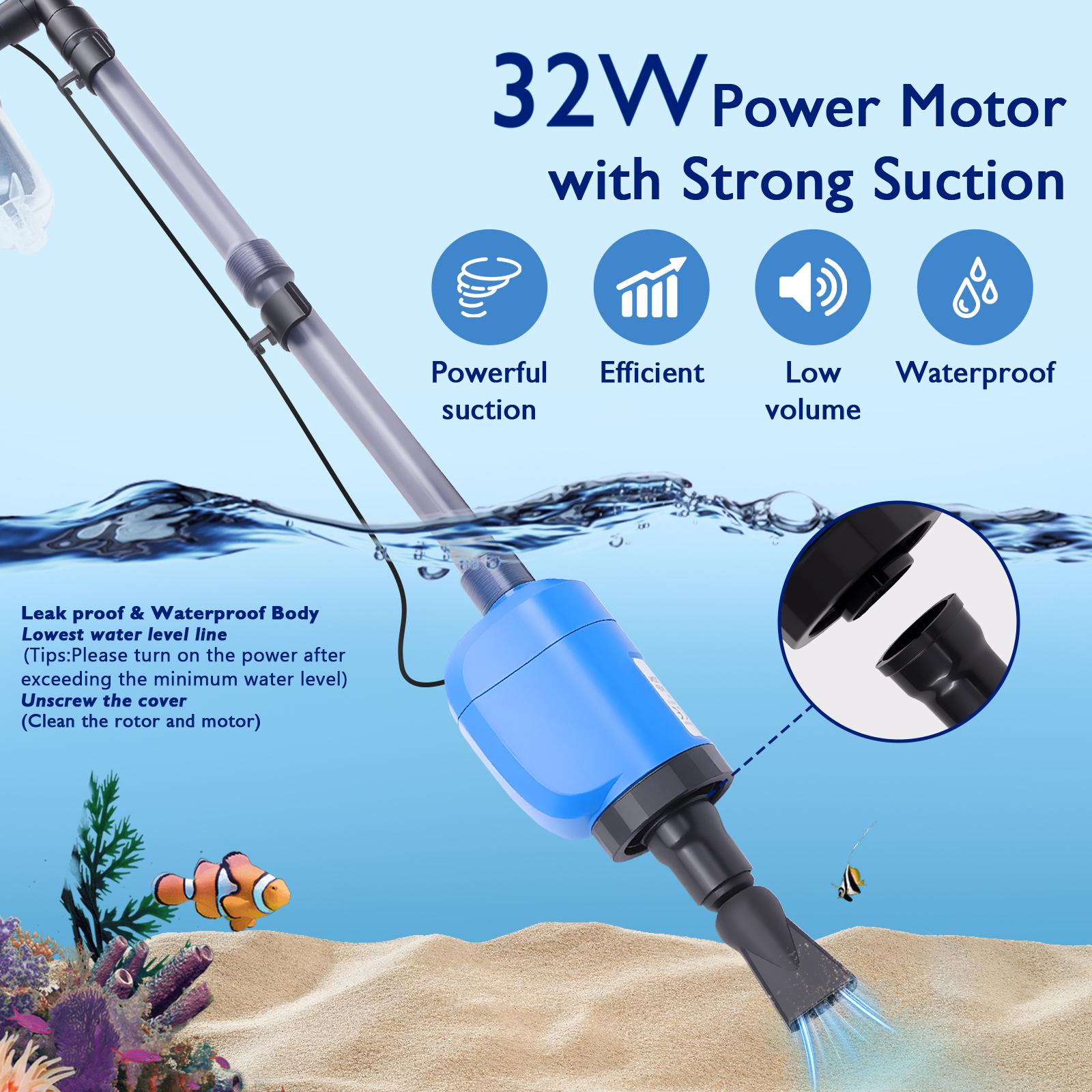 Elektrischer Aquariumreiniger  – Marine Aquarium Vacuum Bewertung und Preis