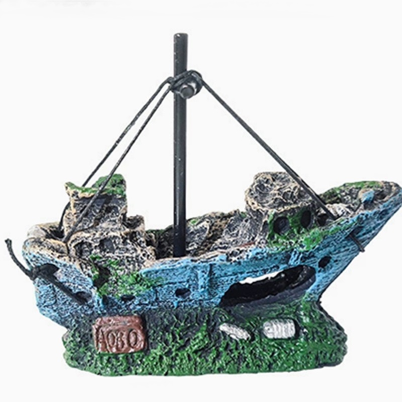 Fischereiboot-Wrack Retro Aqua – Aquarium Marina Bewertung und Preis