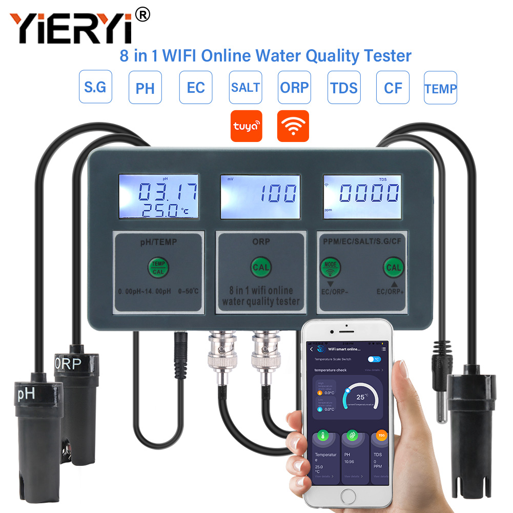 Yieryi WiFi Tuya Smart PH ORP  – Marine Aquarium Par Meter Bewertung und Preis